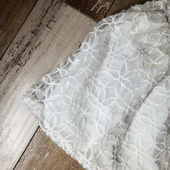 Carter's White Size 4T Floral Embroidered Sleeveleas Formal Girl's Dress EUC - Picture 4 of 10